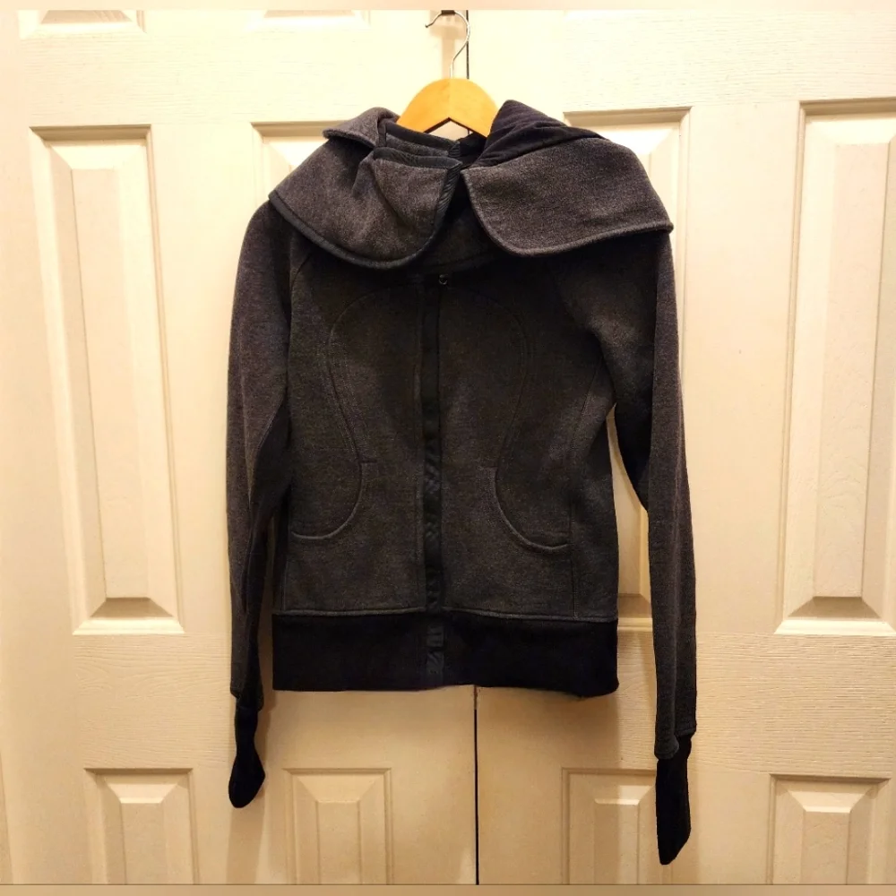 🔥RARE -Lululemon Scuba Hoodie 🌟Detachable Hood🌟 Size-6 - NWOT 🍋🔥 - Picture 6 of 12